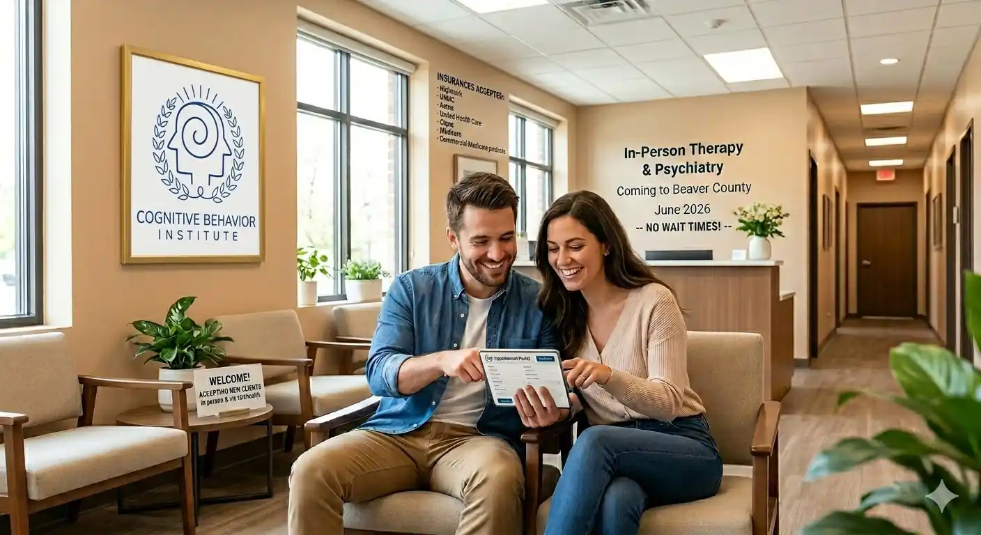 In person Therapy and Psychiatry is coming to Beaver County June 2026
